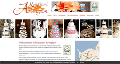 Desktop Screenshot of konditoriarlington.dk